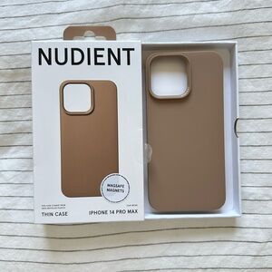 Nudient iPhone 14 Pro Max Phone Clayton Beige Thin Case